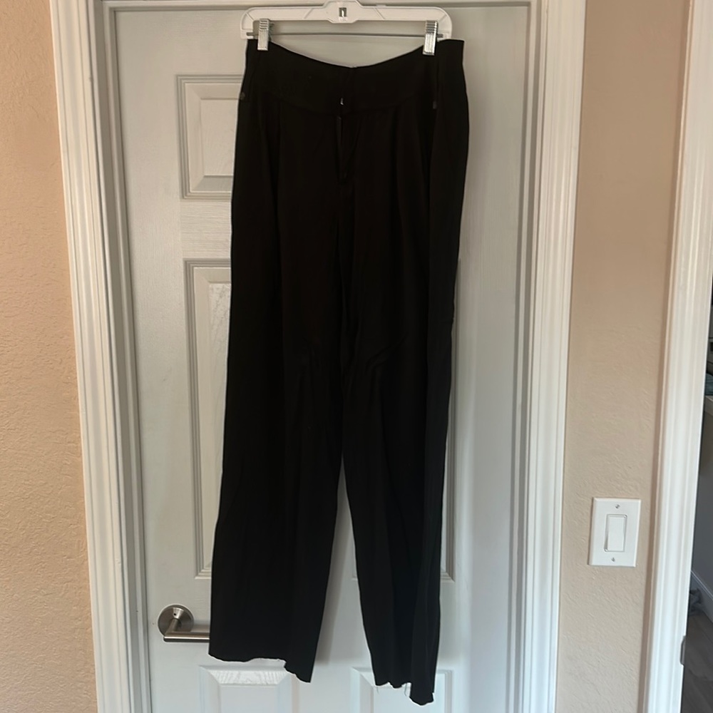 Who What Wear Black Rayon Pants (size 6)